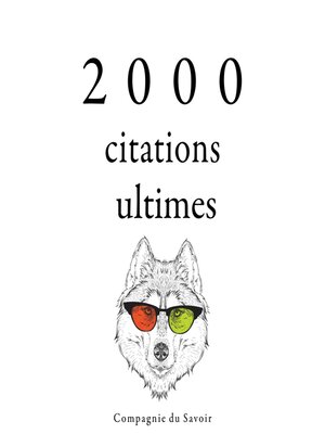cover image of 2000 citations ultimes